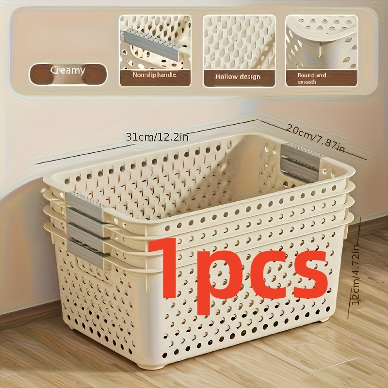 Kitchen Appliances Organizer - Großvolumige Kunststoff-Aufbewahrungsbox mit offenem Gitterdesign und