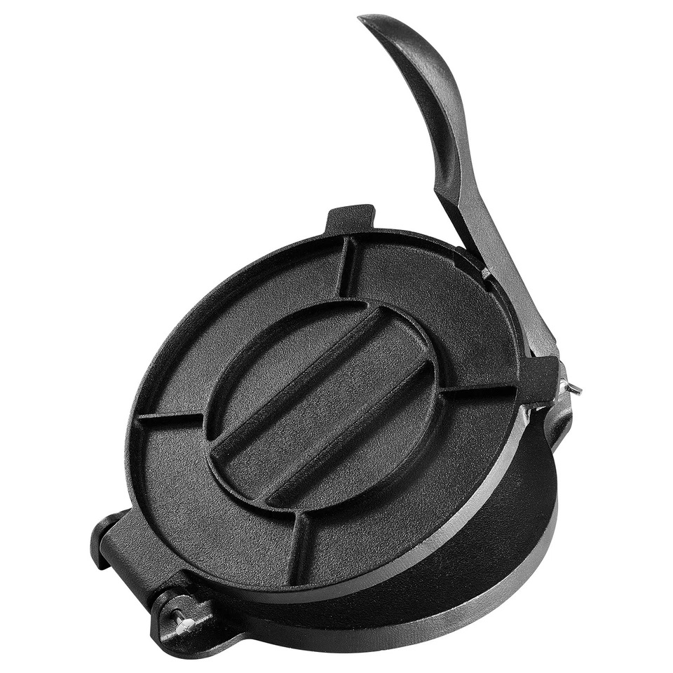 Tortilla Press Cast - Tortilla-Presse 8 Zoll Gusseisen Robuster Chapati