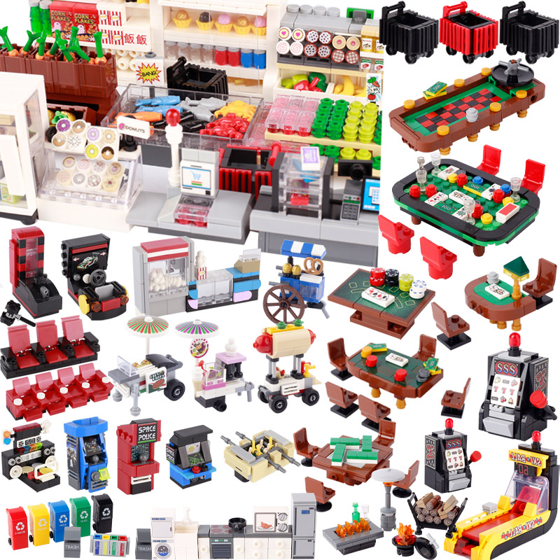 Kitchen Appliances To Gift - Stadt Street View Szene Bausteine Möbel