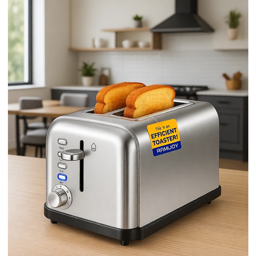 Toaster 4 Slice - Extra breiter Toaster für 2 Scheiben,