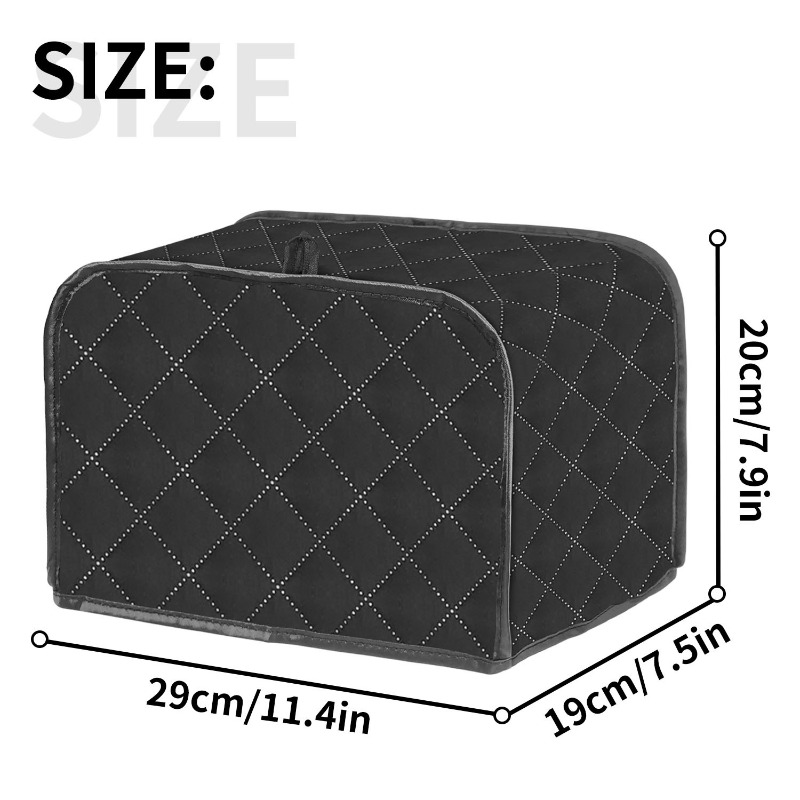 Toaster 4 Slice - Wasserdichte, staubdichte 2-Scheiben-Abdeckung, Schutzhülle, langlebiger Schutz,
