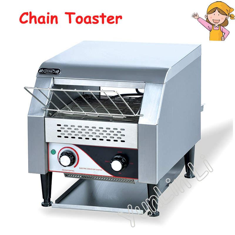 Toaster 4 Slice - Kommerzieller Ketten-Toaster, Lebensmittelverarbeitungsmaschine, Küchenutensilien, Backofen, 1,34