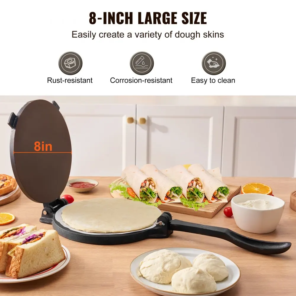 Tortilla-Presse, 20,3 cm und G – Tortilla Press Cast Bewertung und Preis