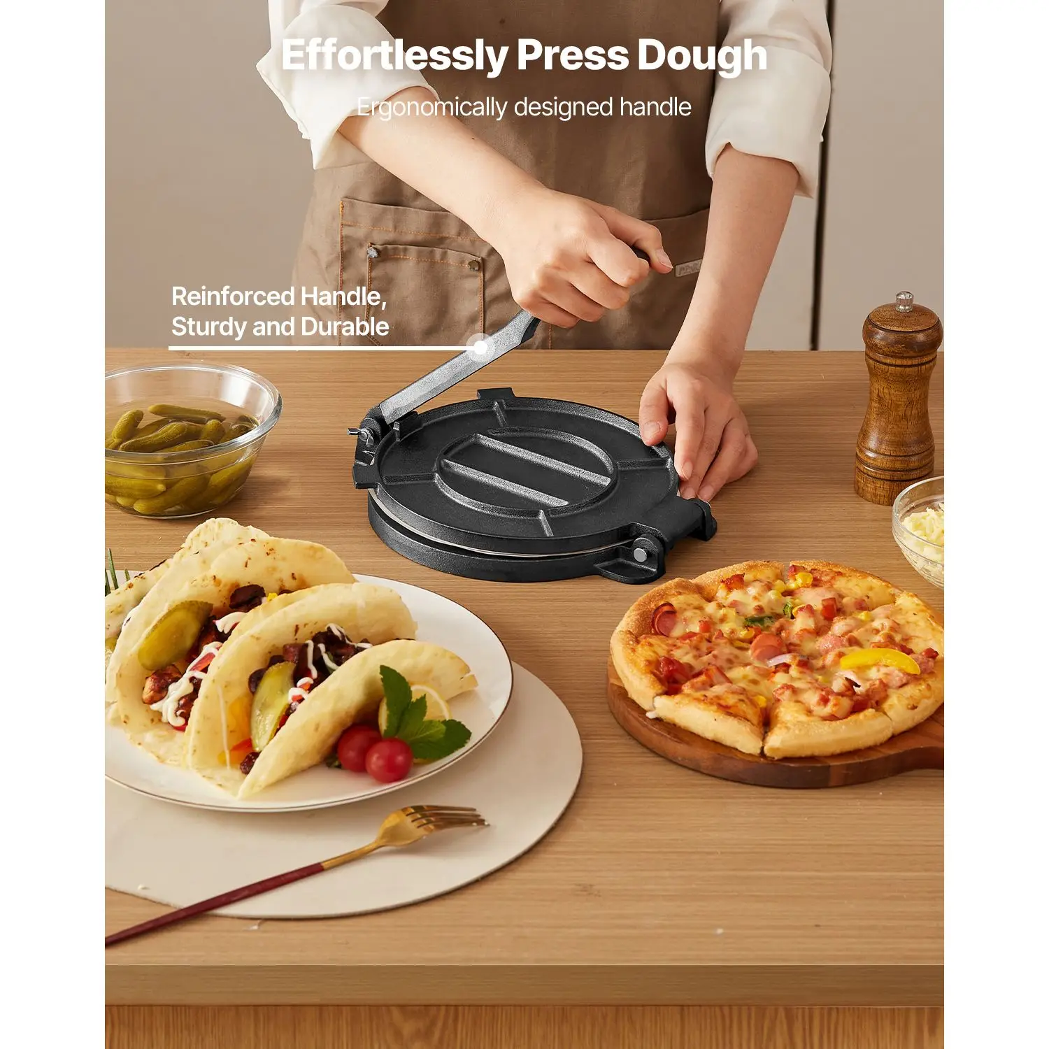 Tortillapresse, 10 Zoll Gussei – Tortilla Press Cast Bewertung und Preis