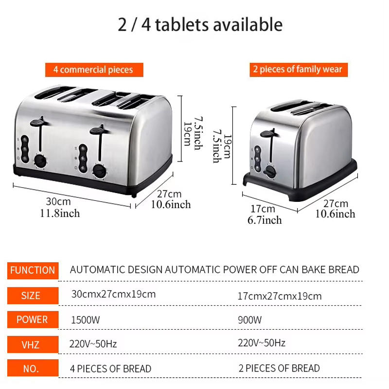 4-Scheiben-Haushalts-Elektroto – Toaster 4 Slice Bewertung und Preis