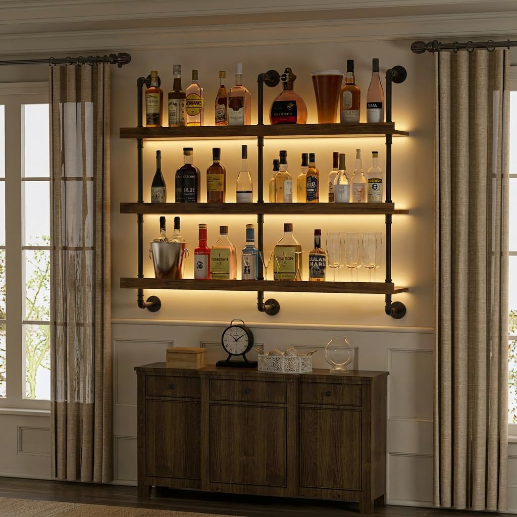 Wandmontiertes Weinregal mit L – Kitchen Appliances Organizer Bewertung und Preis