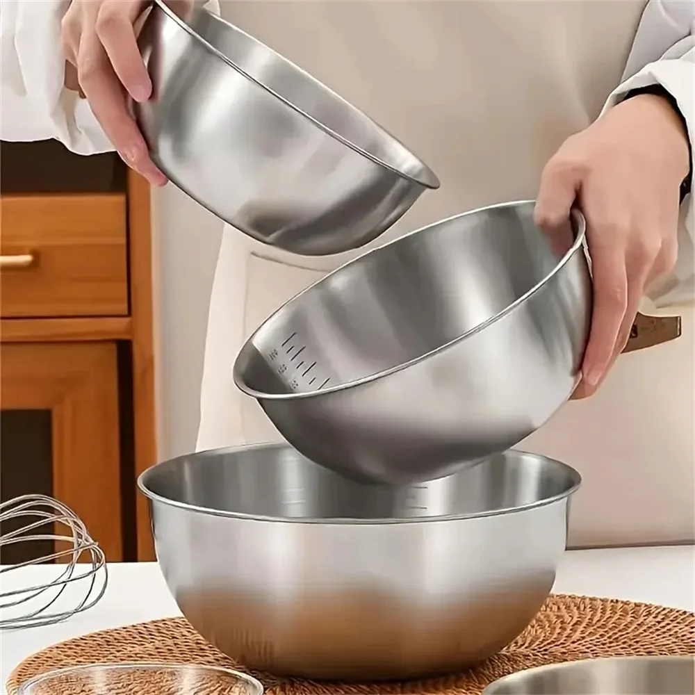 1-3 Edelstahl-Schüssel-Set mit – Kitchen Appliances Organizer Bewertung und Preis