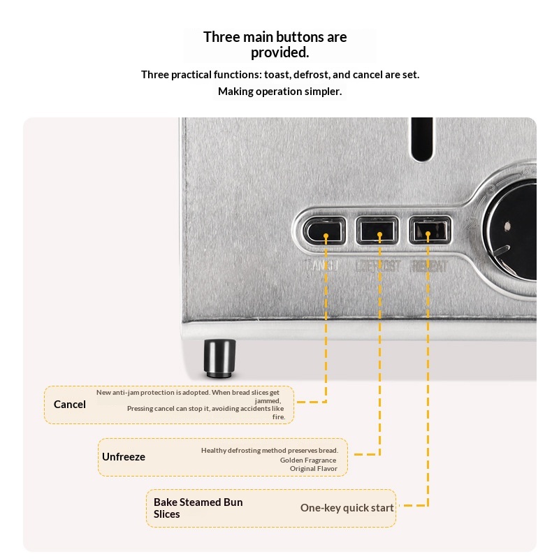 Vollautomatischer Edelstahl-To – Toaster 4 Slice Bewertung und Preis