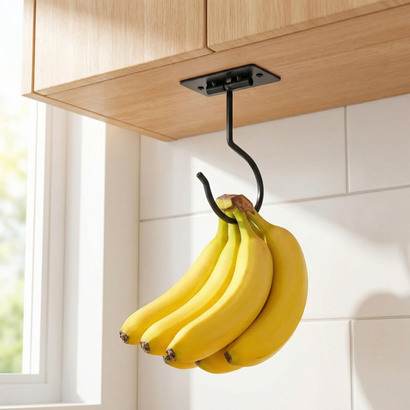 Schwarzer Metall-Selbstklebeha – Kitchen Appliances Organizer Bewertung und Preis