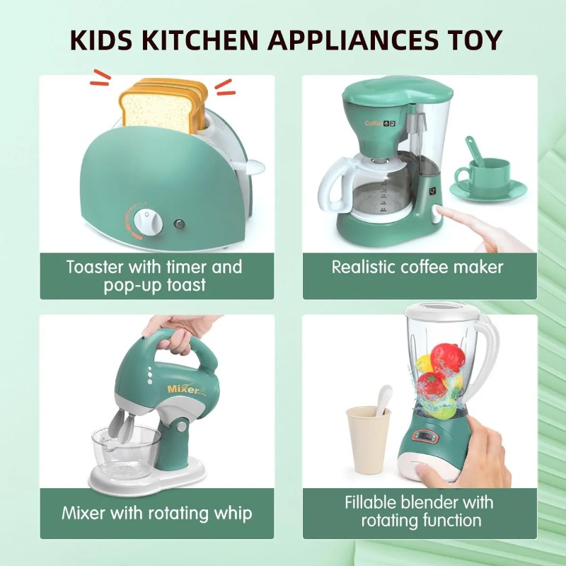 Spielküchen-Geräte-Set mit Sou – Kitchen Appliances To Gift Bewertung und Preis